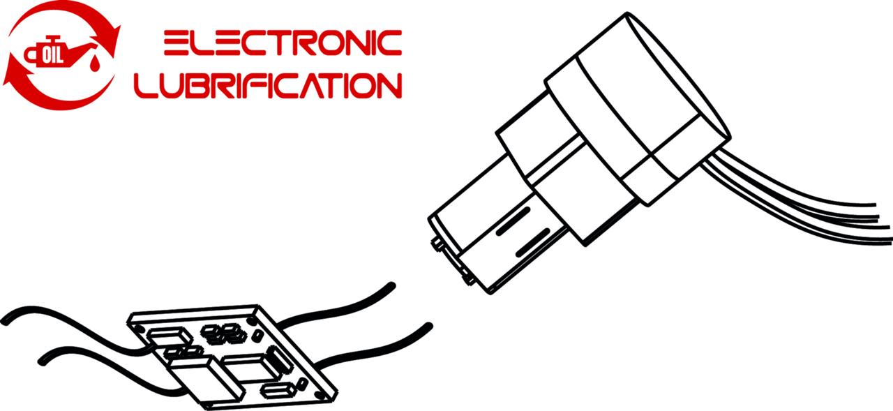 Electronic oil pump kit (board-pump-tubes-cable)