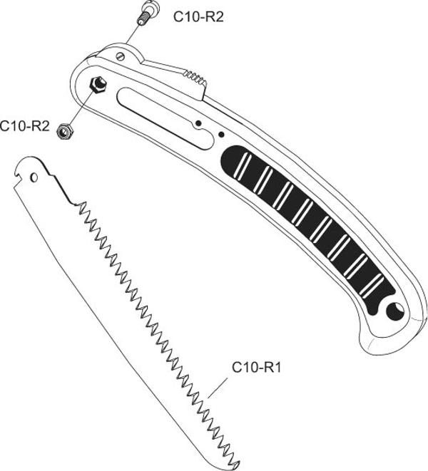 C10 - Serrucho plegable