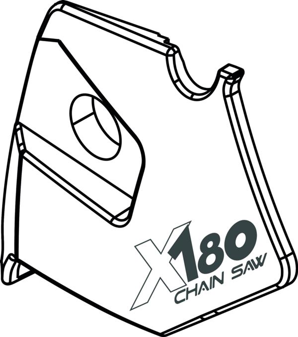 Cover for chain sprocket for X180