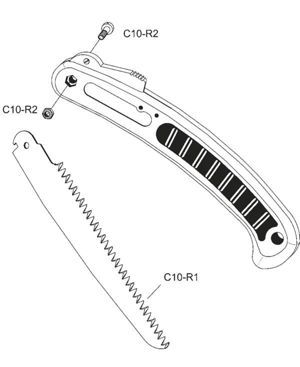 C10 PLUS - Folding handsaw PLUS