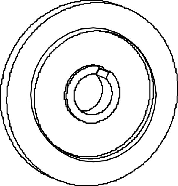 Bevel gear for cross shaft