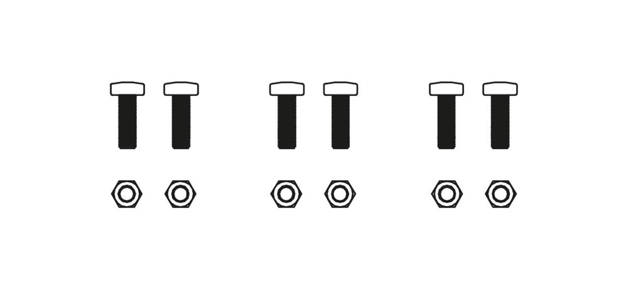 Screw set M6 (for blade fixing)