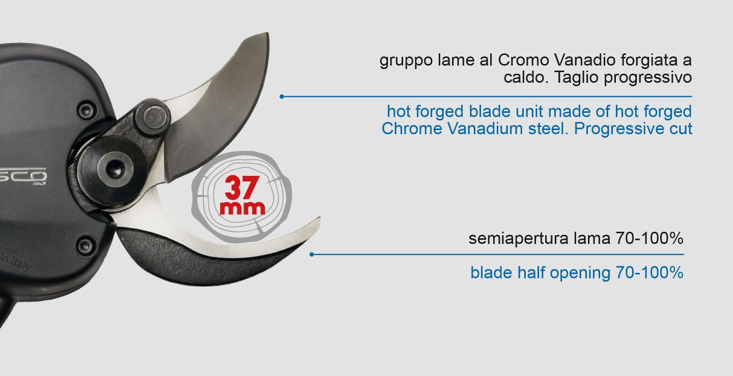 X37 - CORDLESS Robotic shears 37mm