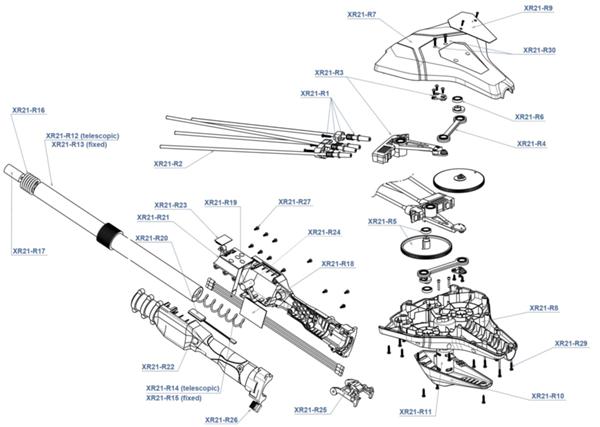 GALAXY XR21 - cordless HARVESTER