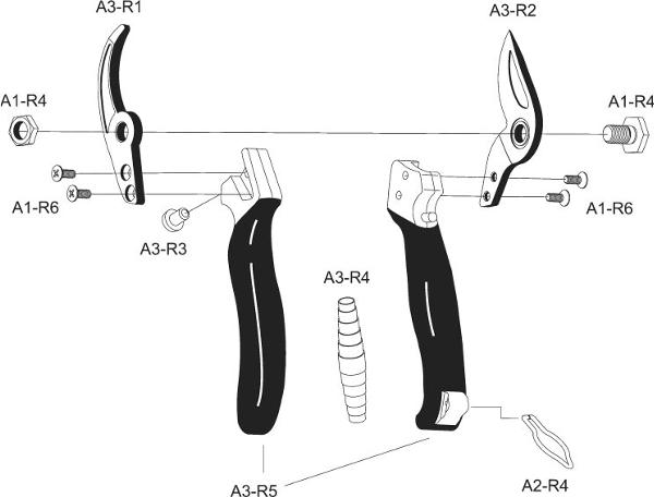 A3 - Short blade vine shears