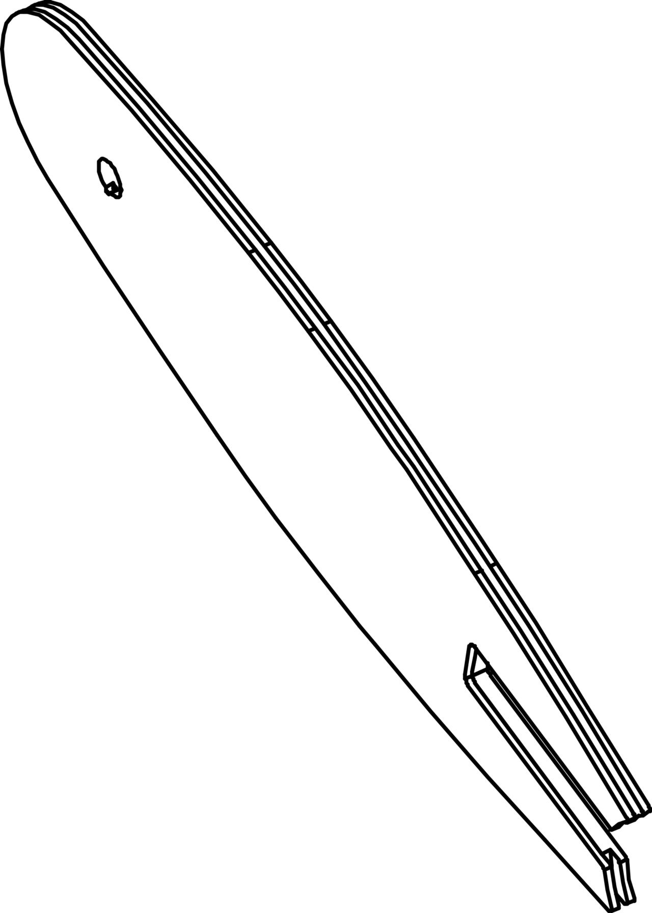 4",1/4 GUIDE BAR for X100AF