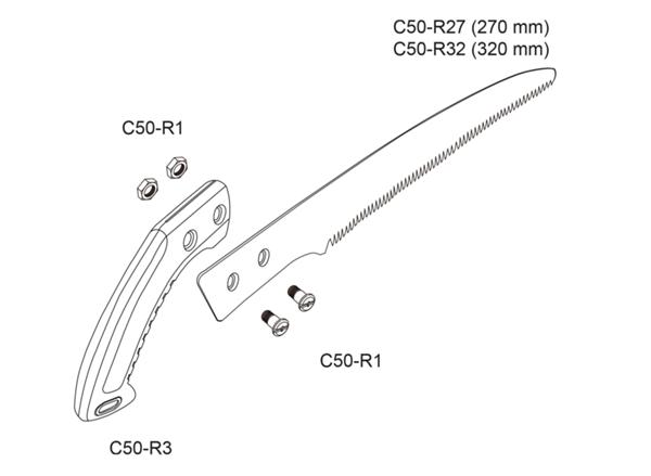 C50 - Curved blade saw